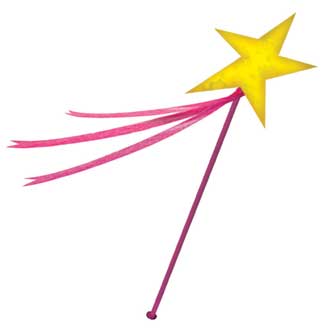 A pink wand!